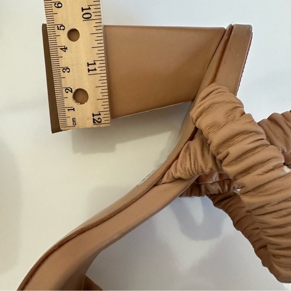 SCHUTZ  Slingback Strap Open Toe Block High Block Heel Sandals - Picture 5 of 9